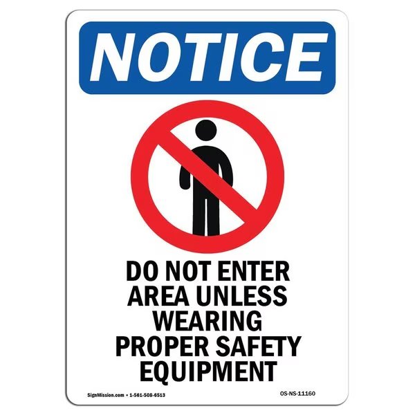 Safety Sign, OSHA Notice, 24